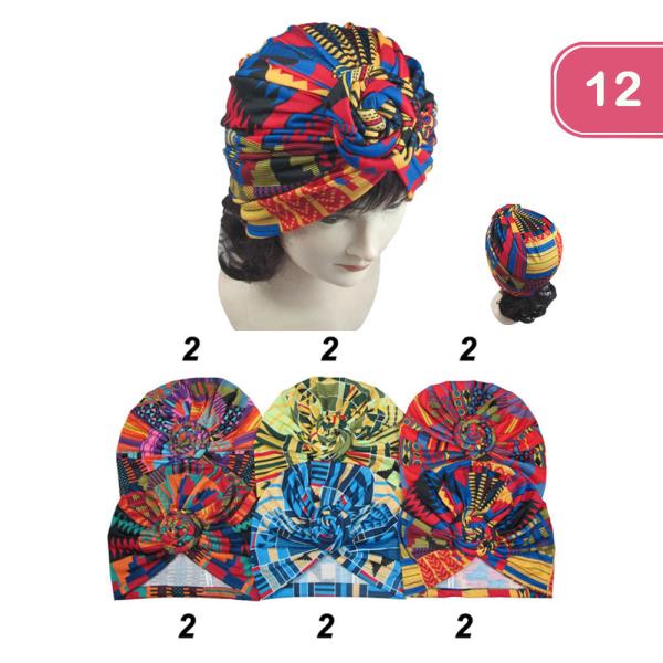 Printed Turban (12 Units)