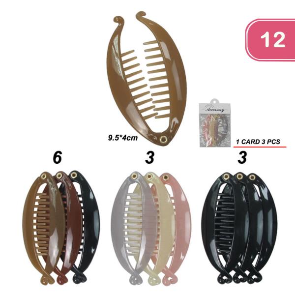 Banana Hair Clip (12 Units)
