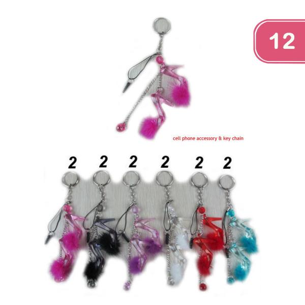 Heel Keychain and Phone Accessories (12 Units)