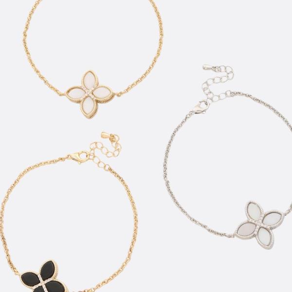 Clover Metal Bracelet