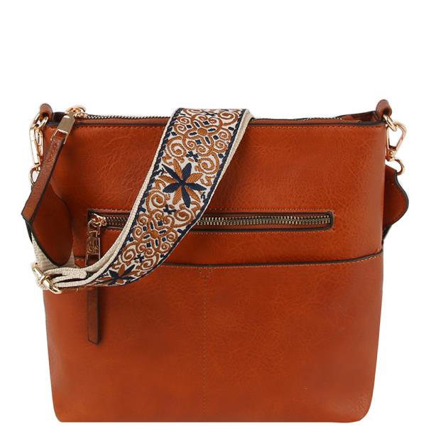 Online Only Smooth Zipper Crossbody Bag