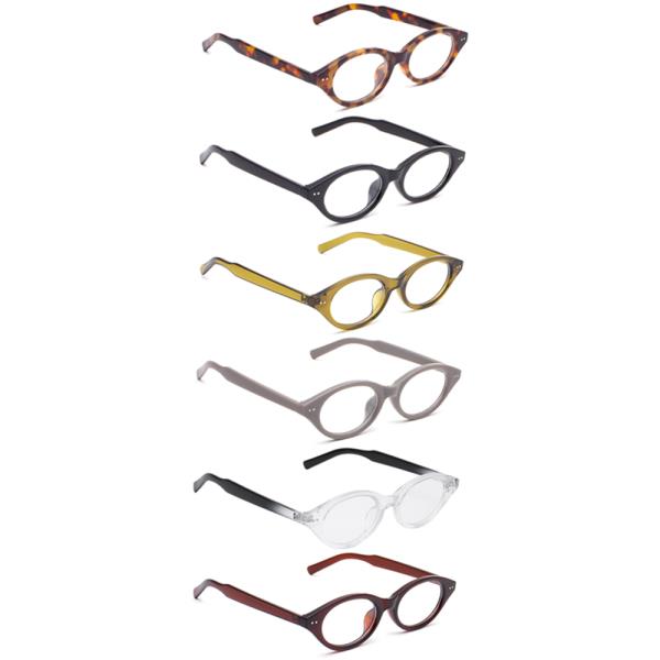 Oval Clear Sunglasses 1DZ