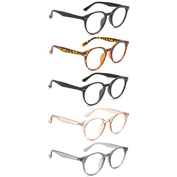 Round Clear Fashion Sunglasses 1DZ