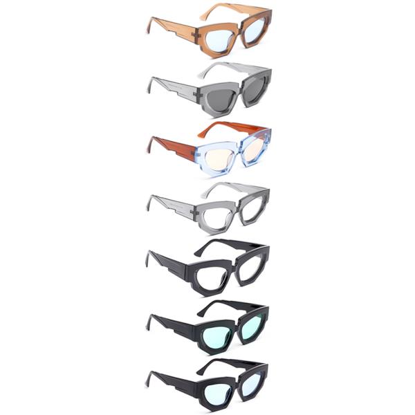 Modern Oval Cat Eye Sunglasses 1DZ