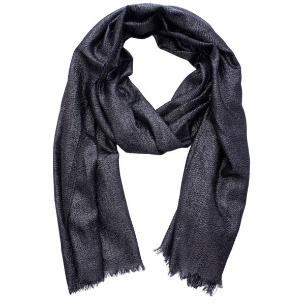 Sheer Shimmer Oblong Frayed Edge Scarf