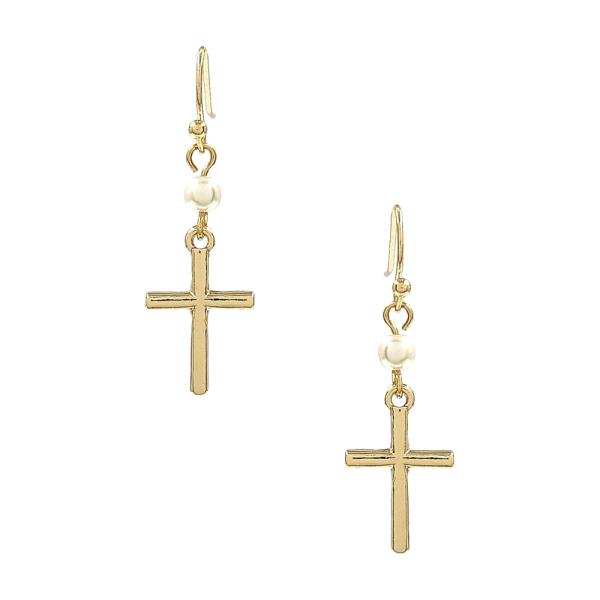 Cross Dangle Earring