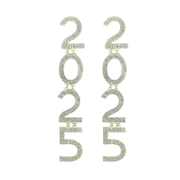 Rhinestone 2025 Earring
