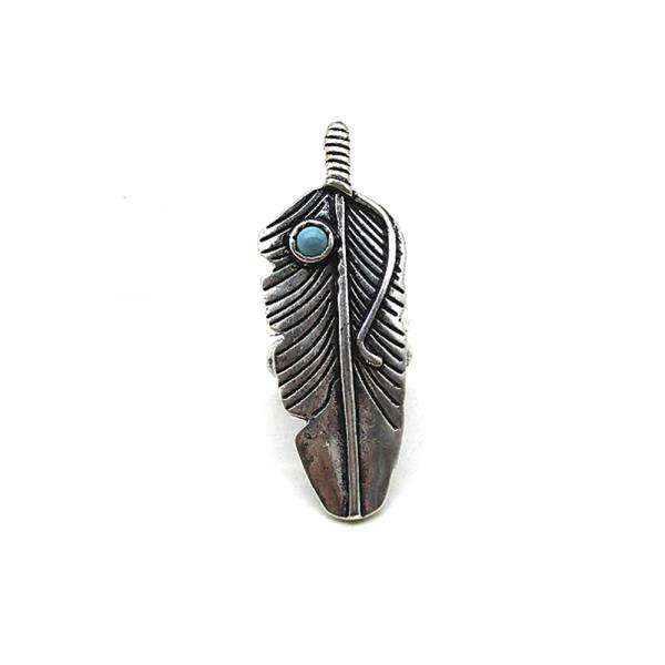 Western Style Feather Ring