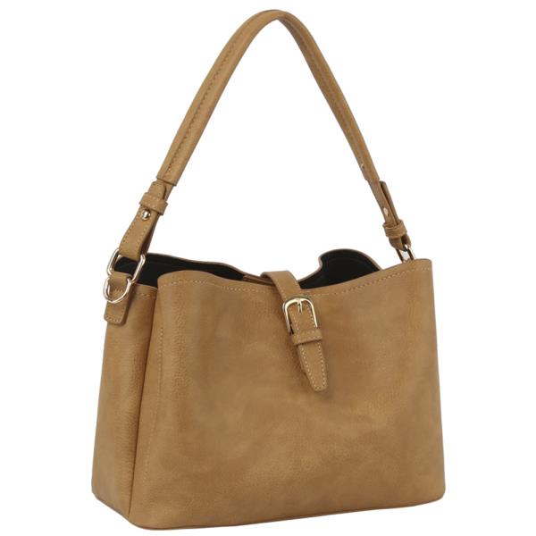 Buckle Flap Shoulder Bag