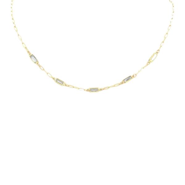 Metal Rhinestone Necklace