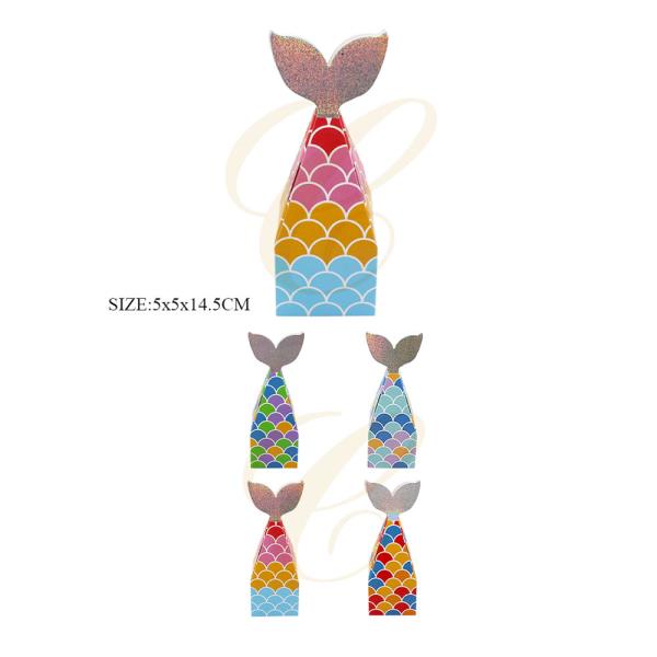 Mermaid Tail Gift Boxes (50 Units)