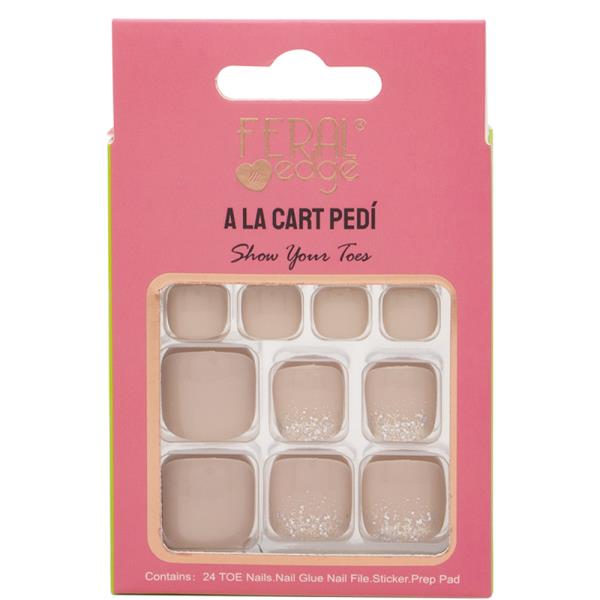 FERAL EDGE a La Cart Pedi Nail Decoration Set