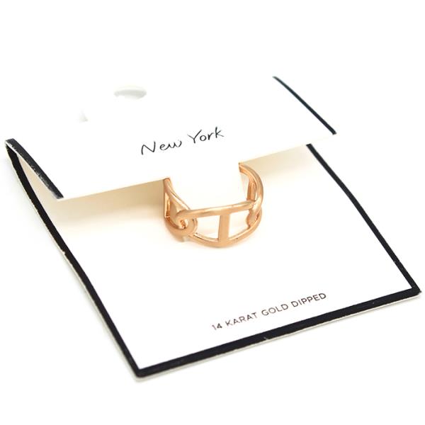 SECRET BOX 14K Gold Dipped Ring
