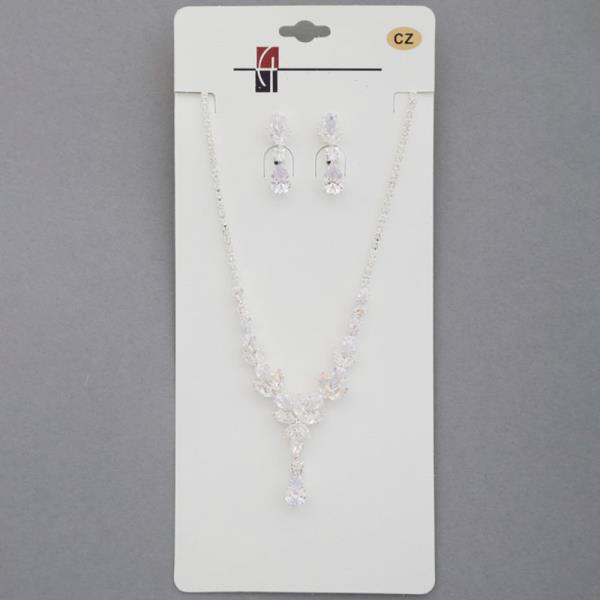 Flower Rhinestone Necklace