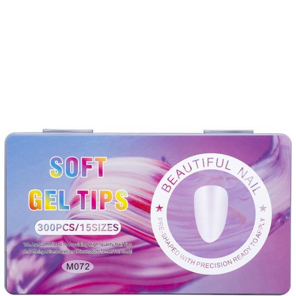 Soft Gel 15 Sizes Nail Tips 300PC Set