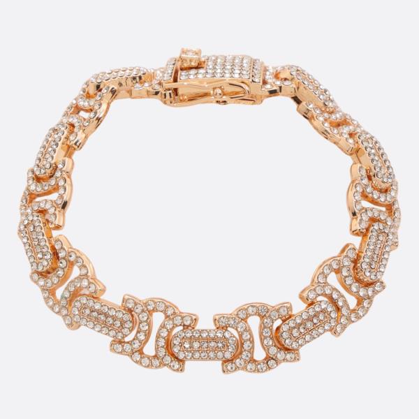 Rhinestone Metal Bracelet