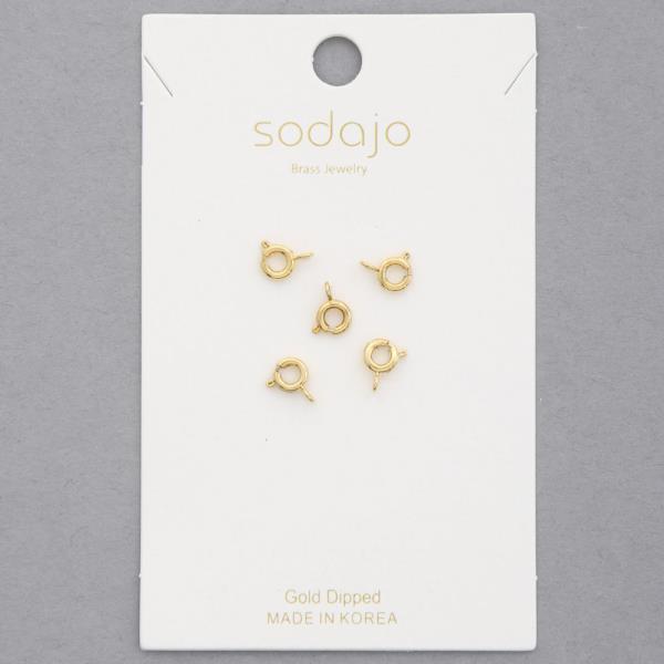 SODAJO Extra Clasp Charm Gold Dipped
