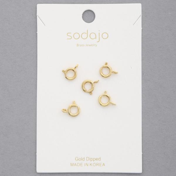 SODAJO Extra Clasp Charm Gold Dipped
