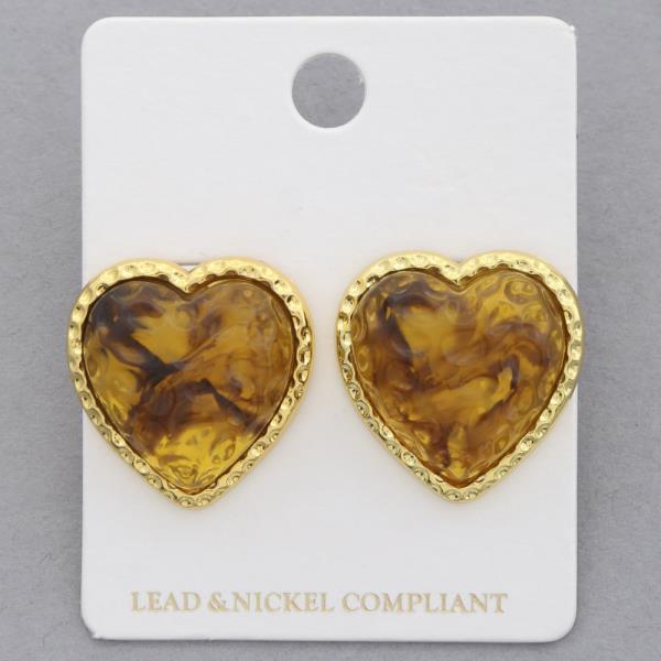 Heart Post Earring