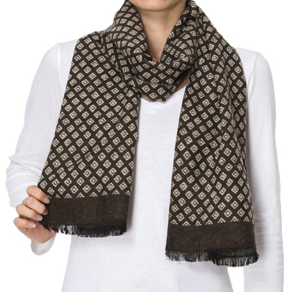 Square Pattern Oblong Scarf
