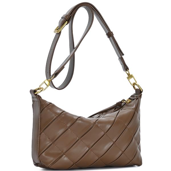 Stylish Quilted Zipper Shoulder Crossbody Bag