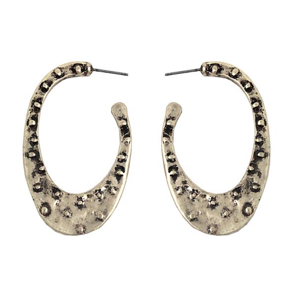 Western Style C Hoop Earring