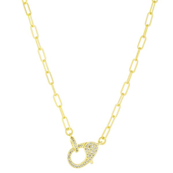 CZ Gold Plated Necklace