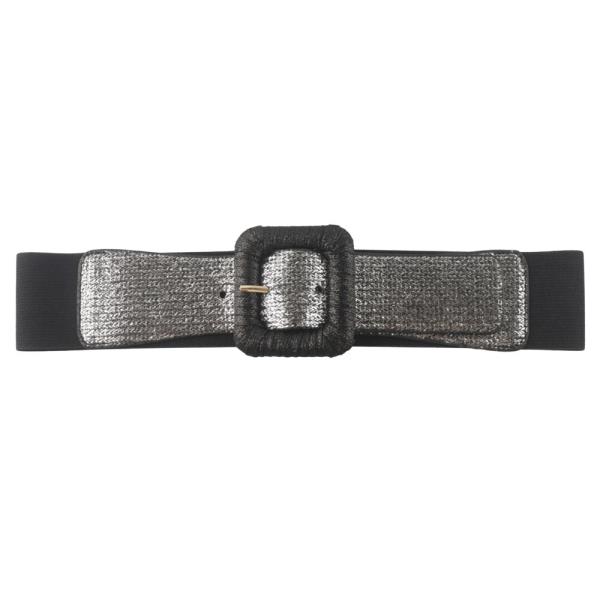 METALLIC BUCKLE ELASTIC BELT