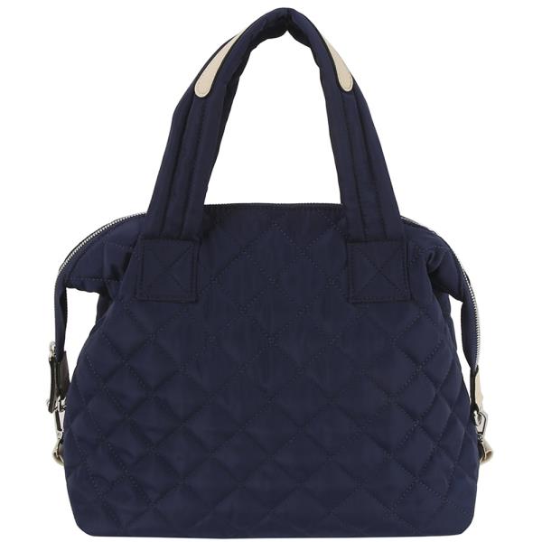 Quilted Handle Satchel Bag