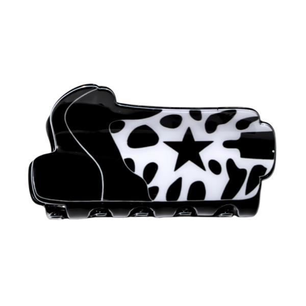 Western Boots Hair Claw Jaw Clip