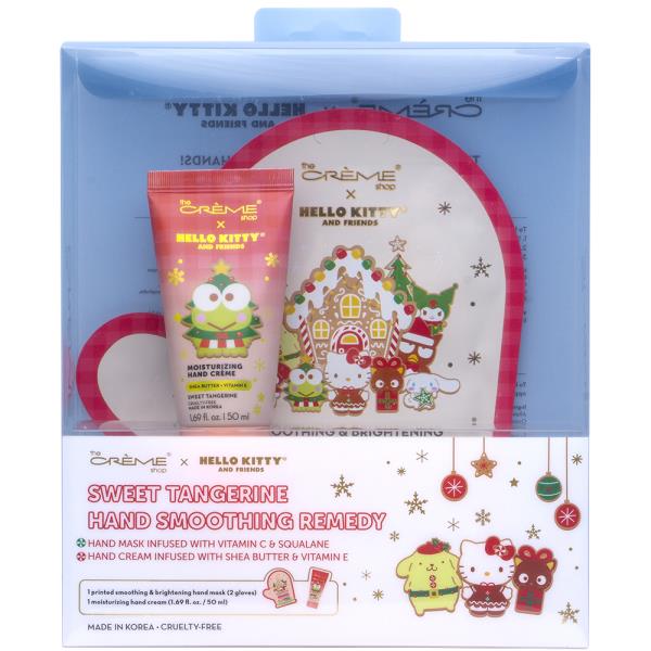 THE CREME SHOP X HELLO KITTY SWEET TANGERINE HAND SMOOTHING REMEDY SET