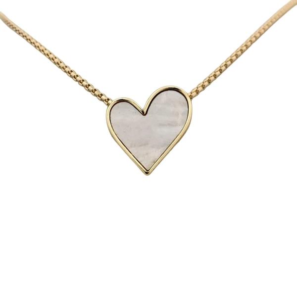Abstract Heart Pendant Necklace