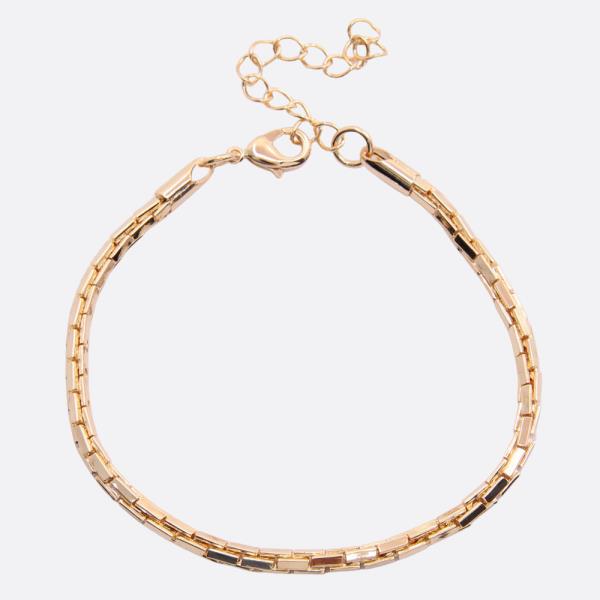 SODAJO Brick Link Gold Dipped Bracelet