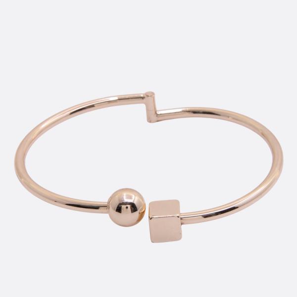 SODAJO Ball Cube Cuff Gold Dipped Bracelet