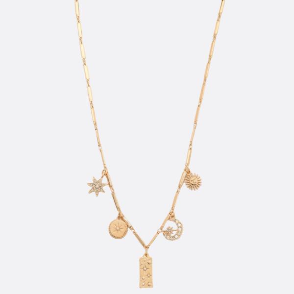 Star Coin Charm Necklace