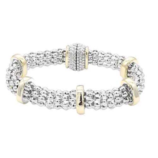 Two Tone Metal Bracelet