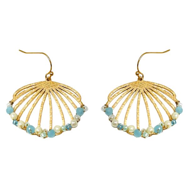 Metal Shell Dangle Earring
