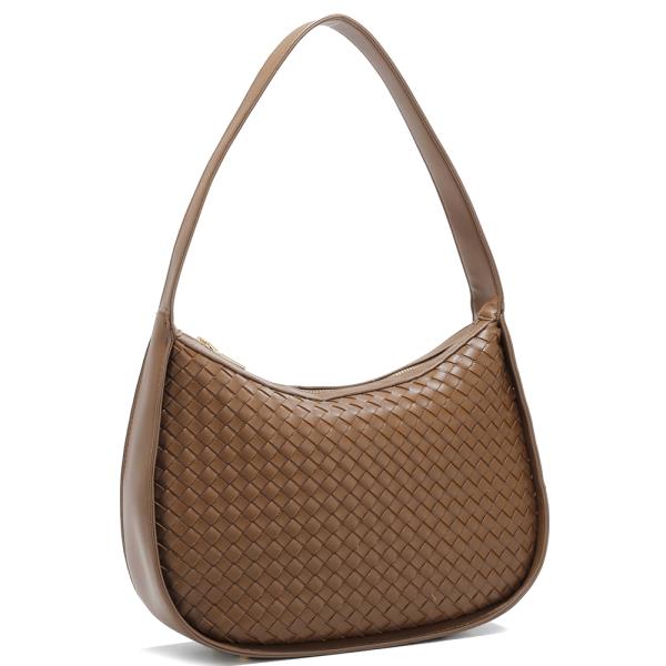 Woven Textured Shoulder Bag