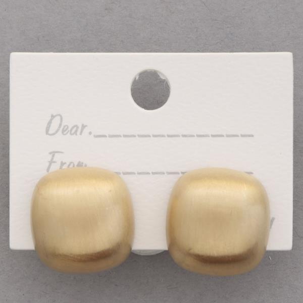 Round Metal Earring