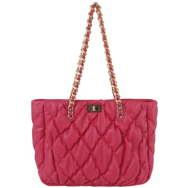 Pre Order Puff Quilted Chain Shoulder Bag