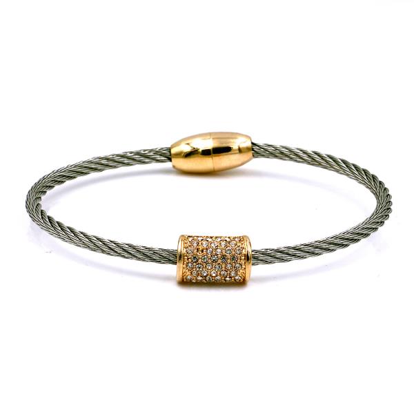Two Tone Magnetic Bracelet
