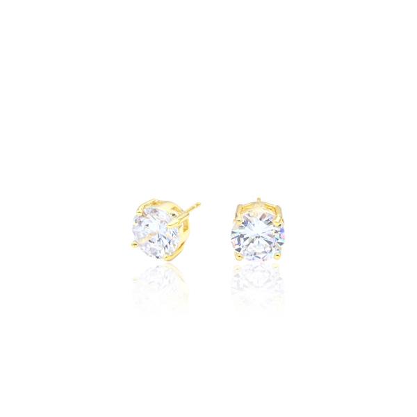 Cube Crystal Stud Earring