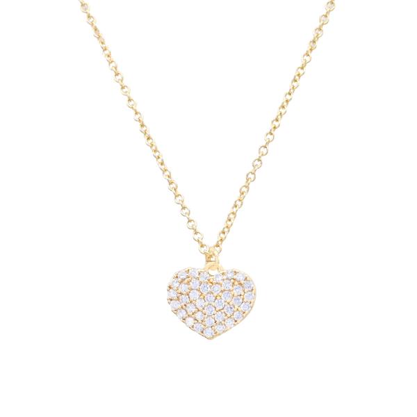 HEART RHINESTONE NECKLACE
