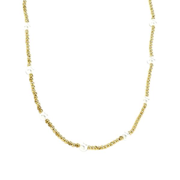 Pearl Ball Bead Necklace