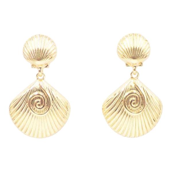 Metal Shell Dangle Earring