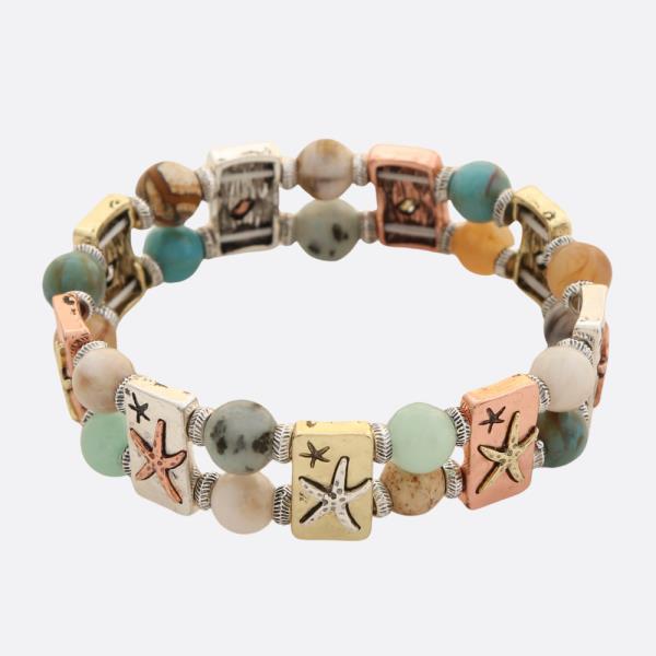 Starfish Beaded Bracelet