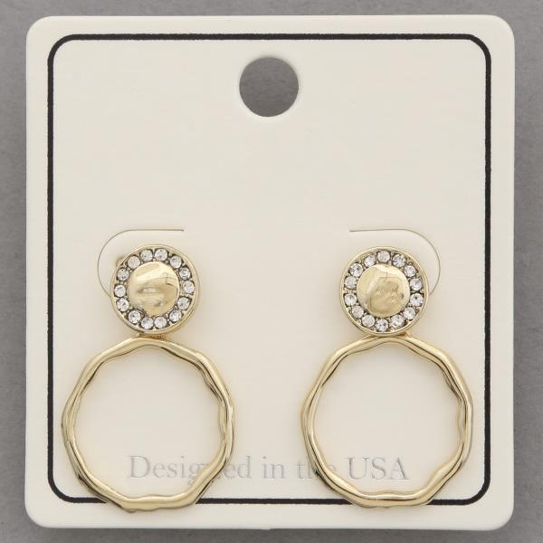 Round Metal Earring