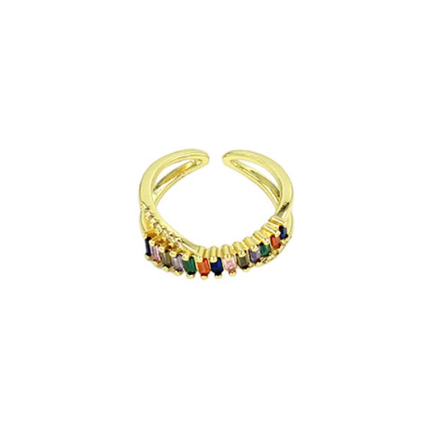 Rainbow Color Stone Ring