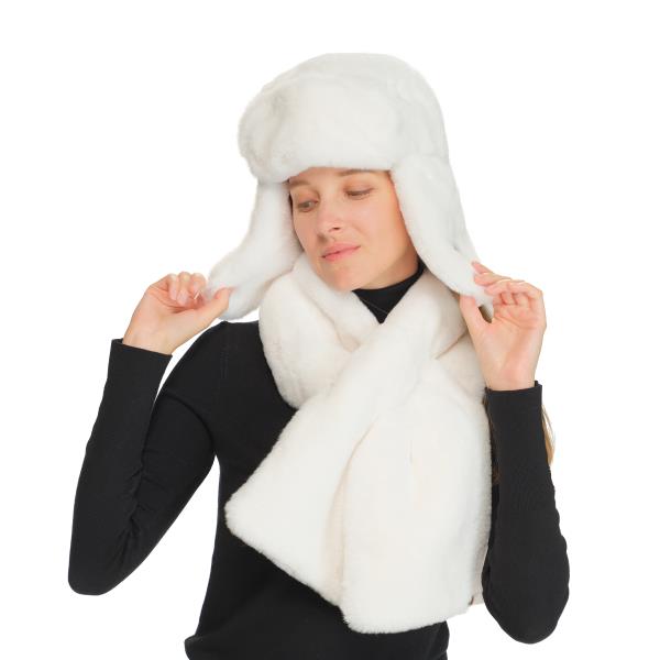 CC Faux Fur Trapper Hat