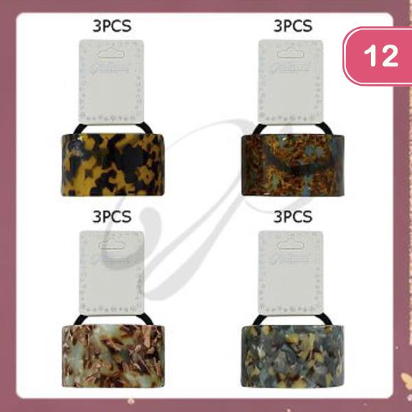 Rectangle Hair Tie (12 Units)